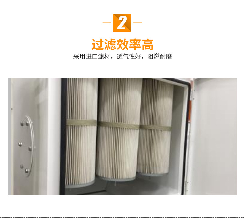 脉冲滤筒除尘器 化工医药集尘机 投料搅拌粉尘收集器 工业除尘器示例图6