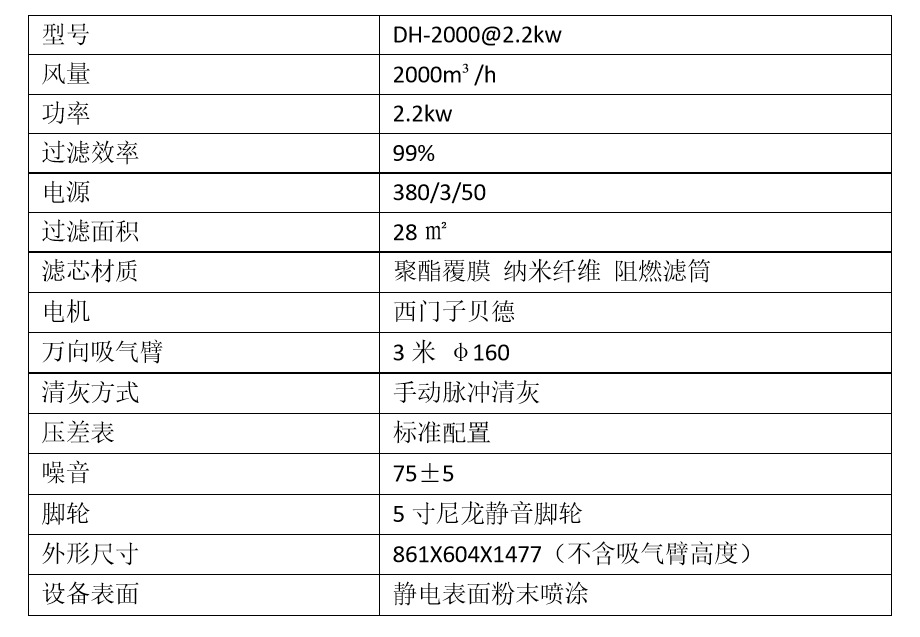 工业焊烟净化器 焊烟净化单机双臂除尘器 机械加工打磨焊烟集尘器示例图1